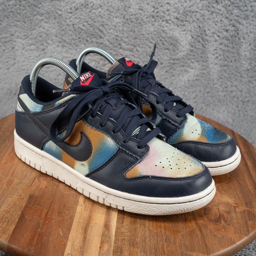 NIKE Dunk Low SE (GS) Obsidian Summit White DM1051-400 Sz Youth 6Y, Wmn 7.5